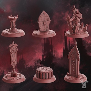 Conjunto de marcadores de objetivo Crimson Wings de DakkaDakkaStore