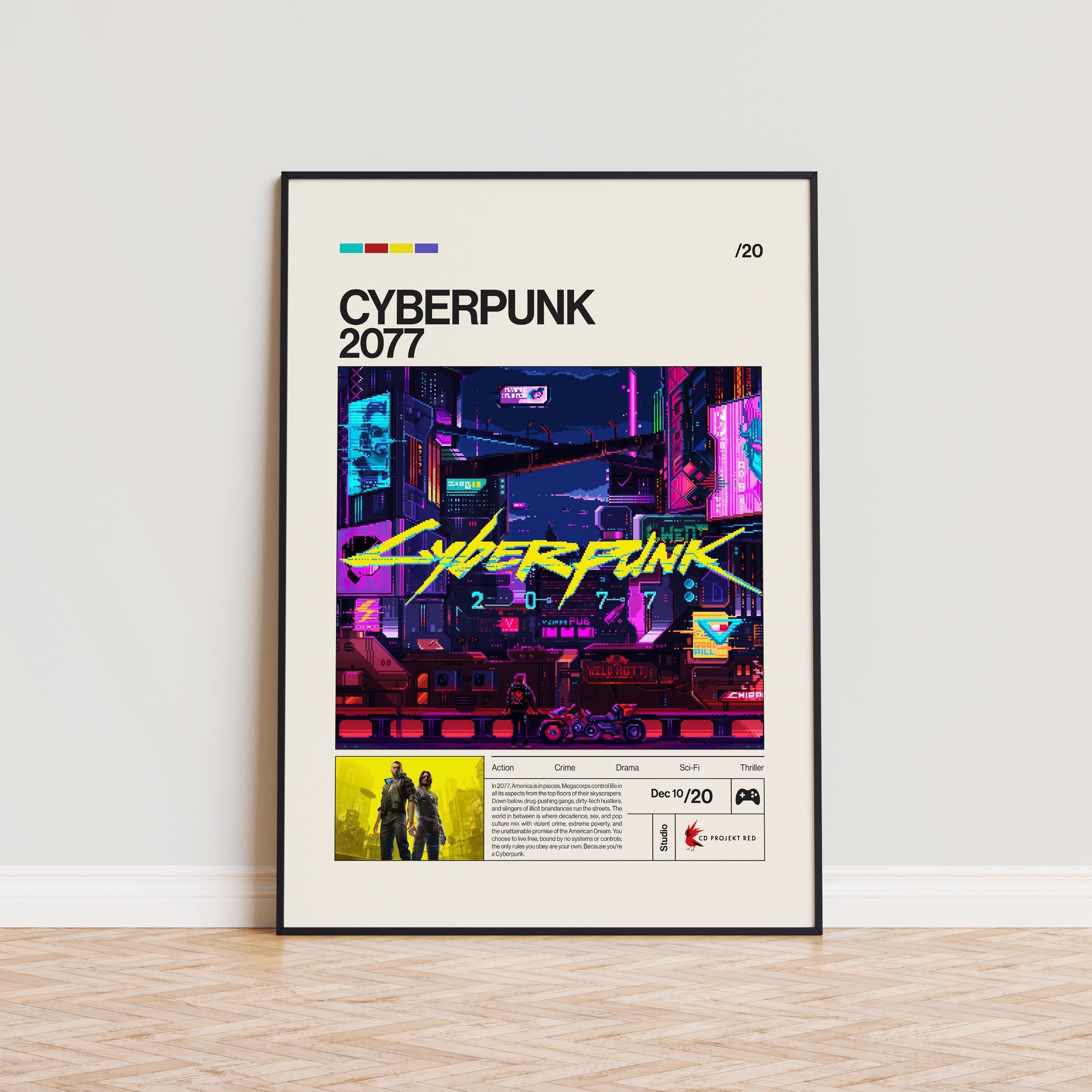 Cyberpunk 2077 poster - Etsy 日本
