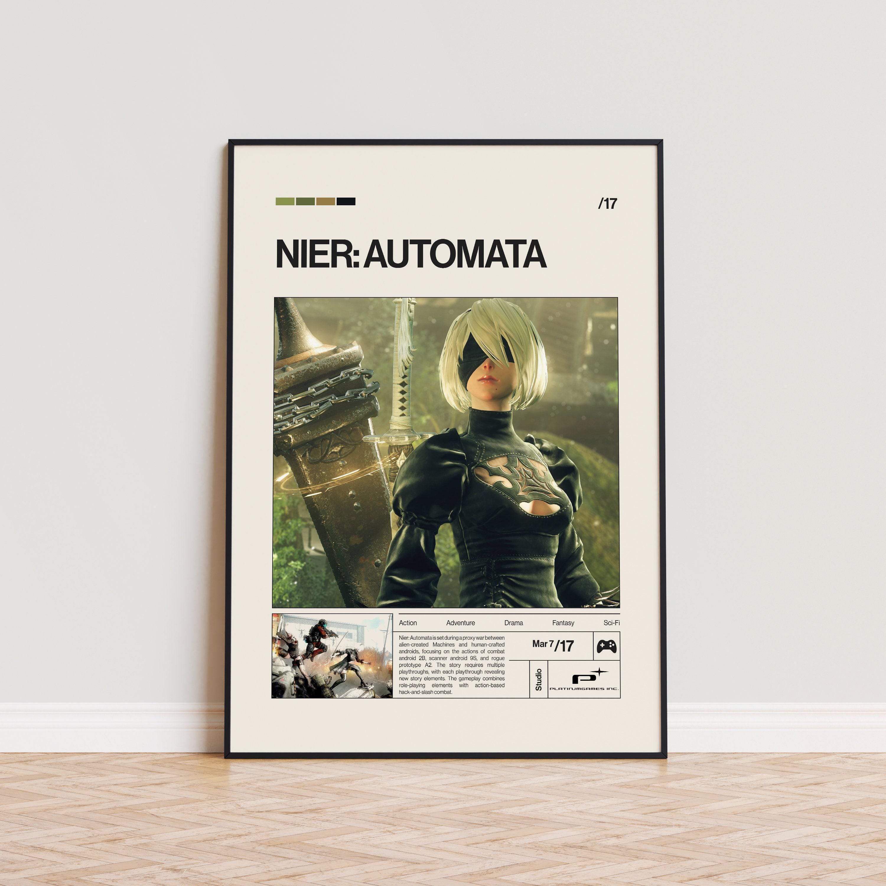 Poster Promozionale Nier: Automata – RARO 42x59 Cm, Aperto Ma Nuovo, PS4