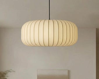 Lámpara colgante Japandi Wabi Sabi - Lámpara de techo moderna Japandi para mesa de comedor o dormitorio.