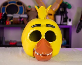 Gelber Animatronischer schicker Cosplay Helm - 3D gedruckte Kostüm-Requisite - 25 Zoll tragbares Display - Roboterkreatur inspiriertes Event-Accessoire