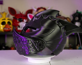 Wikinger Drachenreiter Helm - 3D gedruckter Fantasy Cosplay Helm - tragbare Rüstung - 65cm Kopfumfang