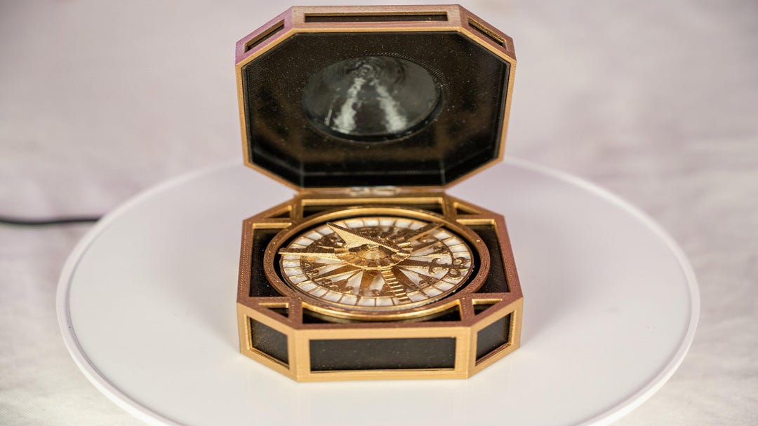 3D Printed Fantasy Pirate Compass – Cosplay & Costume Prop - Etsy