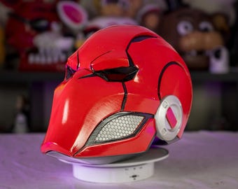 Red Vigilante Helmet – 3D Printed Cosplay Helmet