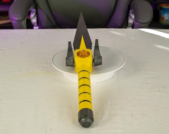 Yellow Power Fighter Lightning Twin Daggers - 3D Gedrucktes Cosplay Requisiten Set