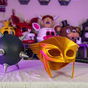 Hawkman & Hawkgirl Mace and Helmet Set – DC Comics 3D Printed Cosplay Prop Kit