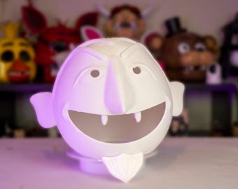 3D Gedruckt Der Graf Helm | Sesamstraße inspiriert Cosplay Maske | Passend für 62 cm Kopf | Kostüm Requisite | Display Sammlerstück