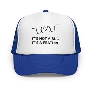 It’s Not a Bug It’s a Feature Hat, Funny Programmer Cap, Developer Humor