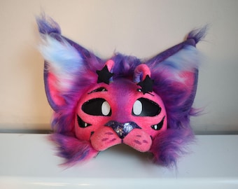 Alien Cat Mask, therian mask