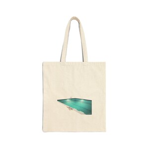 Minimale Innenschwimmbad Tasche | Blaugrün VHS Canvas Tasche