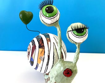 Slow Love, the kissing snail!