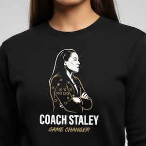 Coach Staley Sweatshirt, Game Changer Women's Basketball Shirt, Dawn Staley Fan Gift, Inspiring Female Coach Crewneck, Sporty Girl Gift