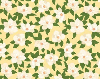 Riley Blake- Southern Charm- by RBD Designs- Main Yellow yardage, SOLD in HALF yard increments- c17440-yellow