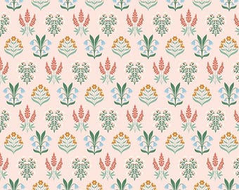 Riley Blake-Meadow Moments Pink Blossom Trail yardage, SOLD in HALF yard increments #C17233-PINK
