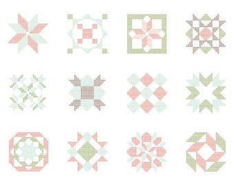 Moda, Abloom Fabric Panel, by Corey Yoder