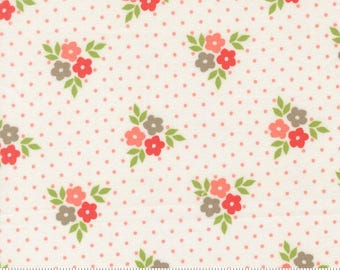 Moda Poinsettia and Pear - Cloud yardage, SOLD in HALF yard increments #37712 11