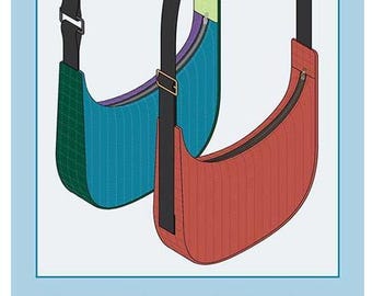 Crescentwood Quilted Bag Pattern by Erin Kroeker