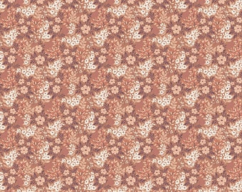 Riley Blake, Evening On The Prairie Ditsy Floral Umber yardage, SOLD in HALF yard increments C16747-Umber