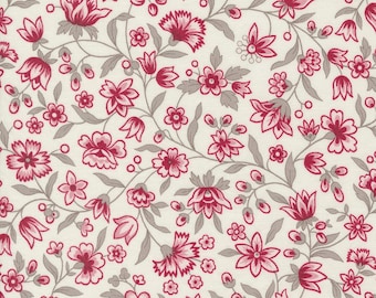 Moda, My Summer House Cream, By  Bunny Hill Designs  yardage, SOLD in HALF yard increments