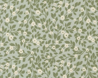 Moda, True Love Robins Egg small, by Lella Boutique yardage, SOLD in HALF yard increments 5261 14
