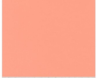 Moda Bella Solid- Peach Blossom yardage, SOLD in HALF yard increments #9900 297