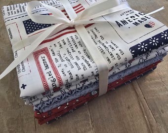 Moda, Independence Day Petite Curated Fat Quarter Bundle