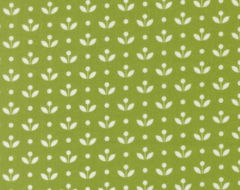 Moda Bloomsberry yardage, SOLD in HALF yard increments-Leaf 55357 14