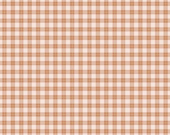 Riley Blake Harvest On The Prairie Plaid yardage, SOLD in HALF yard increments-C18288-Suede