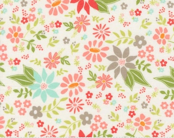 Moda Poinsettia and Pear - Cloud yardage, SOLD in HALF yard increments #37710 11