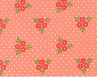 Moda Poinsettia and Pear - Carnation yardage, SOLD in HALF yard increments #37712 15