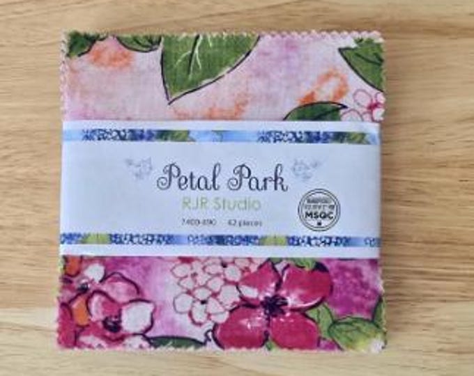 Featured listing image: RJR Studio, Petal Park Precut Charm Pack