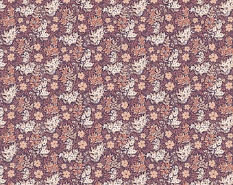 Riley Blake, Evening On The Prairie Ditsy Floral Purple yardage, SOLD in HALF yard increments C16747-Purple