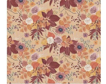 Riley Blake, Evening On The Prairie Main Beige yardage, SOLD in HALF yard increments