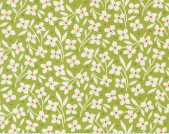 Moda, Summer's End Clover 35435 19 By Fig Tree yardage, SOLD in HALF yard increments