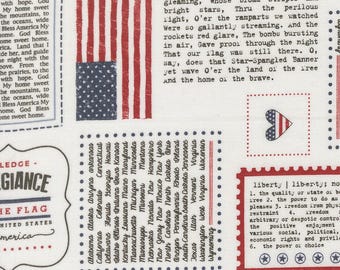Moda, Independence Day Vanilla #5572011 By Sweetwater yardage, SOLD in HALF yard increments