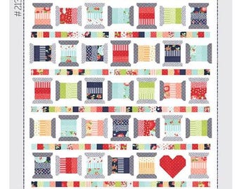 Thimble Blossoms- Spools 2 Quilt Pattern by Camille Roskelley