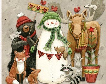 Riley Blake Northern Christmas by Teresa Kogut Fabric Panel #P17837