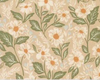 Moda, True Love Oatmeal, by Lella Boutique yardage, SOLD in HALF yard increments #5260 12