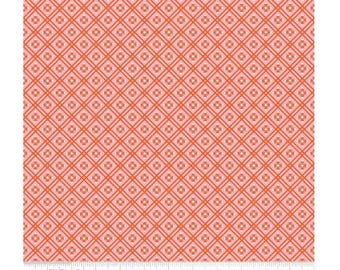 Riley Blake, Peach Cobbler Arbor Pink by Lilly Ashbury yardage, SOLD in HALF yard increments #C 17426- Pink
