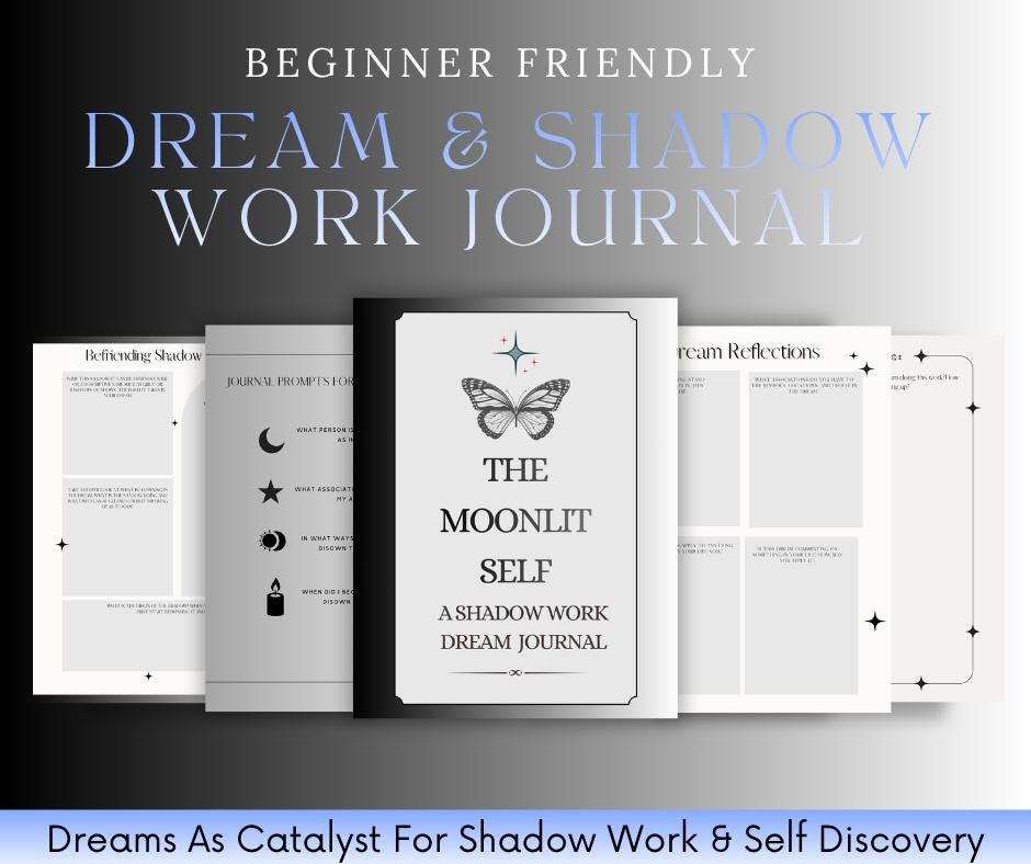Printable Dream & Shadow Work Journal - Etsy
