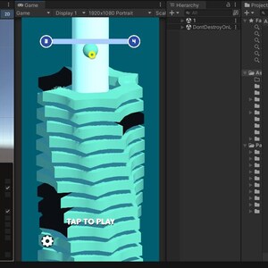 Unity Stack Ball Game Source Code | Hyper Casual Mobile Game Template (Digital Download) image 3
