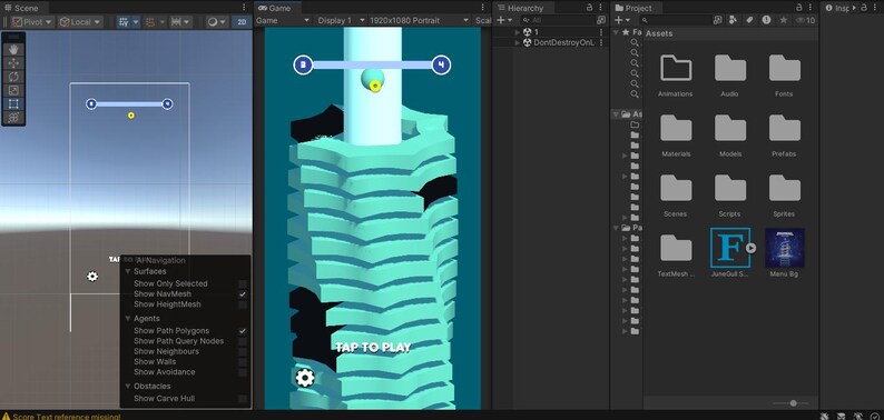 Unity Stack Ball Game Source Code | Hyper Casual Mobile Game Template (Digital Download) image 3