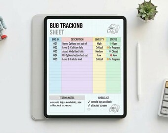 ゲーム開発バグトラッカーテンプレート