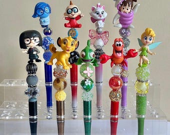 Bolígrafos con cuentas personalizados de personajes, 100 series Disney