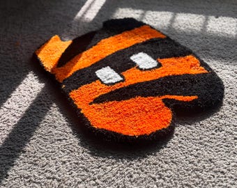 Bengals tufted rug