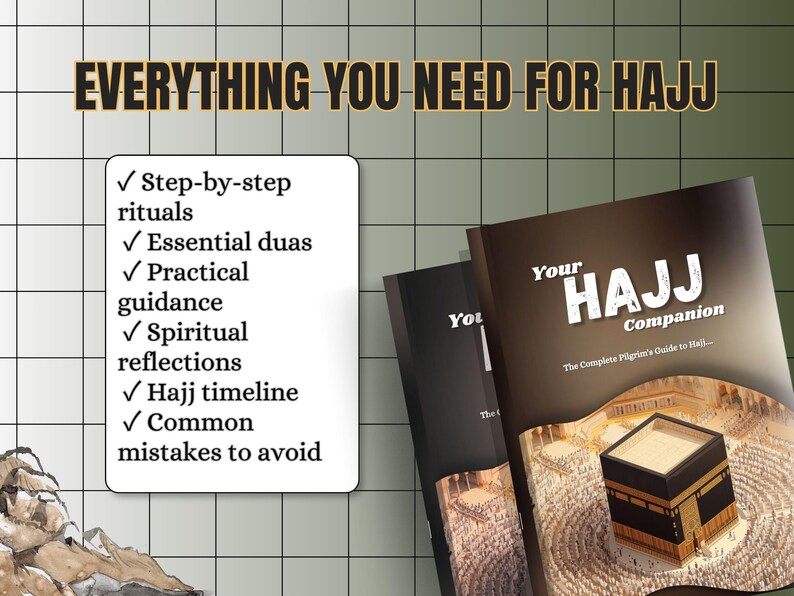 Hajj Guide.pdf Complete Hajj Guide PDF | Pilgrim Companion, Duas, Checklist (digital ...