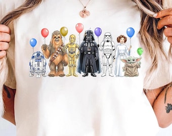 Star Wars Character Png, Star Wars Disney Balloon Png, Star Wars Gift Shirt, Star War Png, Baby Yoda, Star War Disneyland Vacation Png