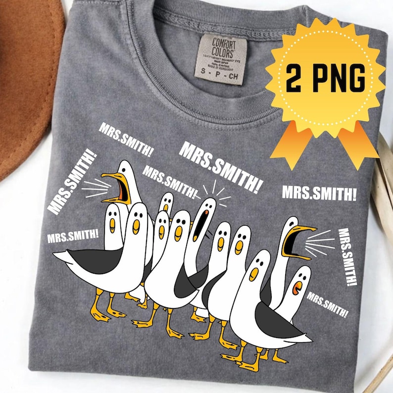 Feeff Custom Seagulls Teacher PNG SVG: Funny Teacher PNG Teacher Appreciation ...