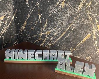 Custom Pixel Nameplate | Personalized Gift for Gamers | Pixel Art Name | Pixel Room Decor
