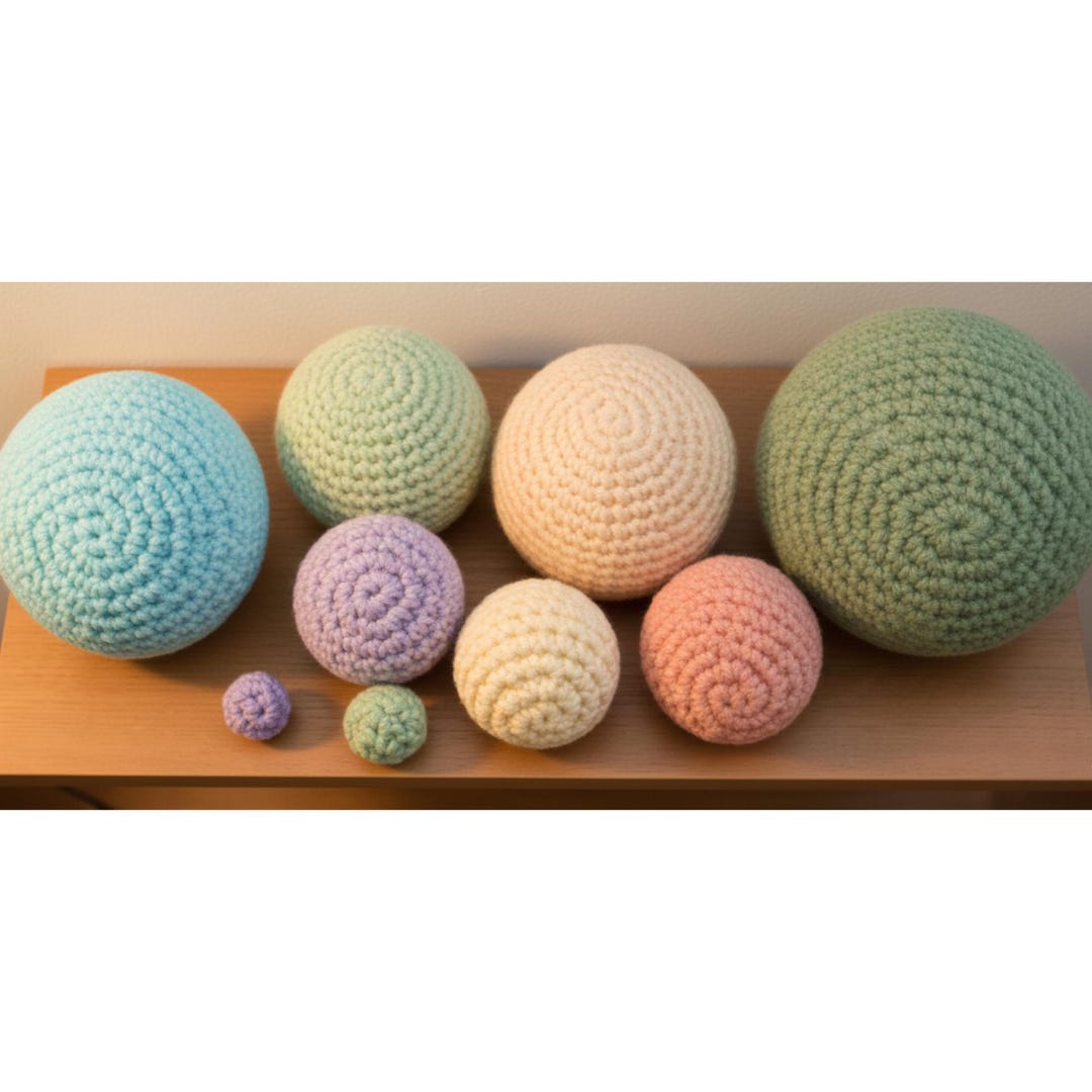 Crochet Ball Pattern Any Size | Amigurumi Sphere Pattern | Crochet Ball ...